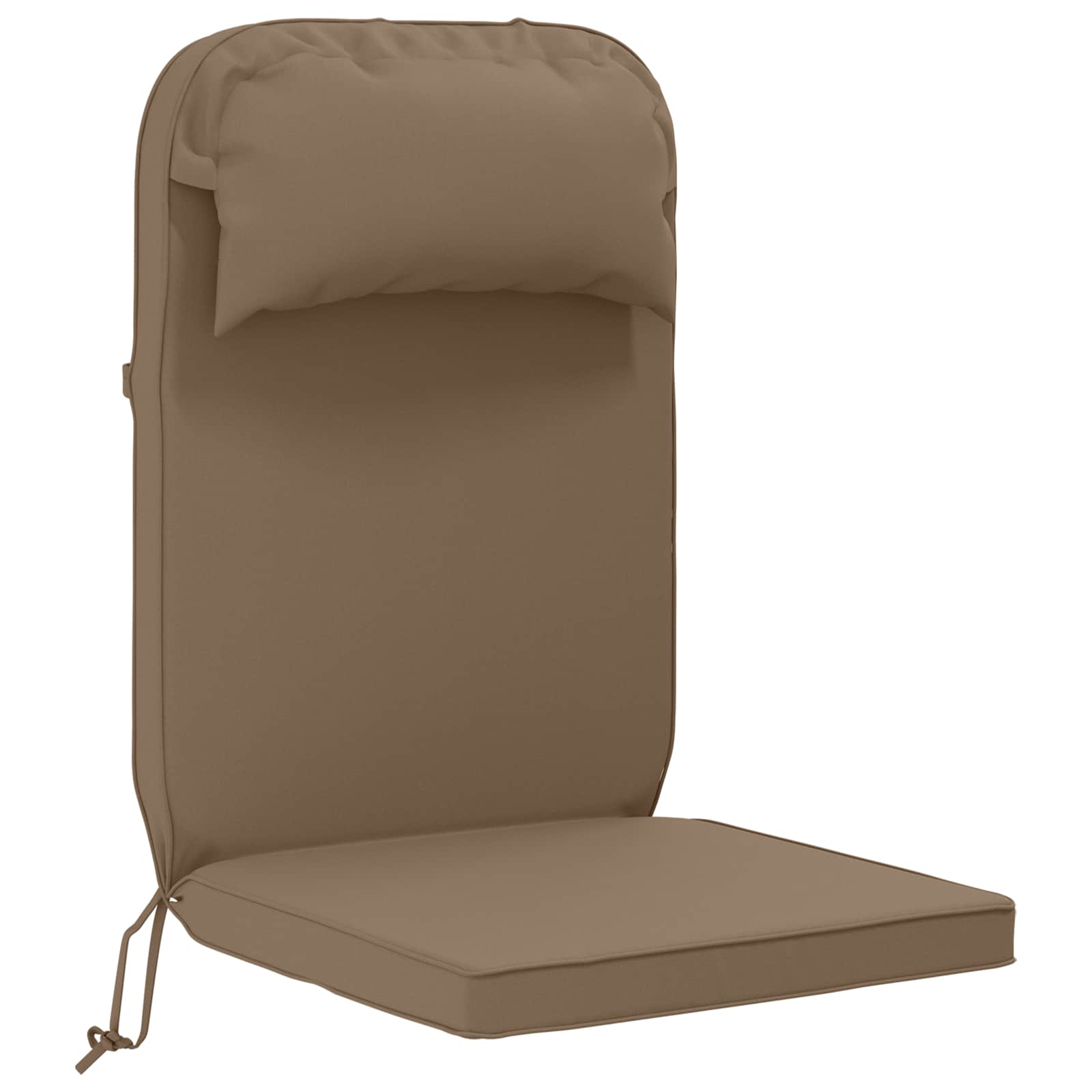 Sonnen-lounger Kissen 100 % Polyester Taupe 55 X 124 X 5 Cm Vidaxl