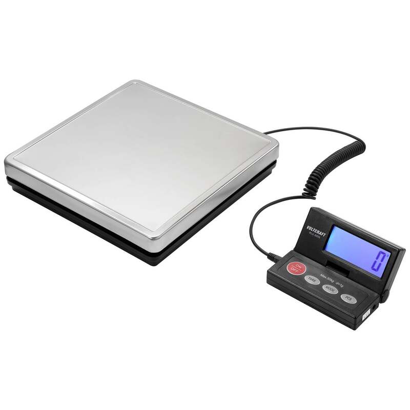 [gebraucht] B-ware Voltcraft Pls-205s Plattformwaage 50 Kg Edelstahl 250x250 Mm Lcd Display