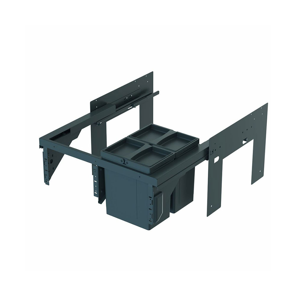 Wesco® Abfallsammler Pullboy Soft Fusion 320 K/600-2 , Anthrazit