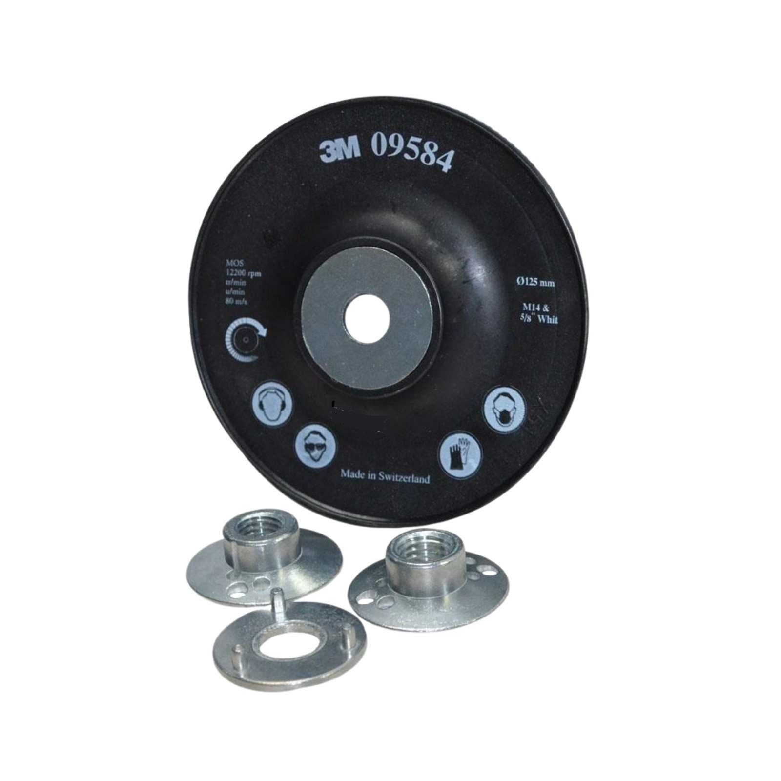 Stützteller Für 3m Faserscheibe, Gewinde M14, Ø125mm - 09584