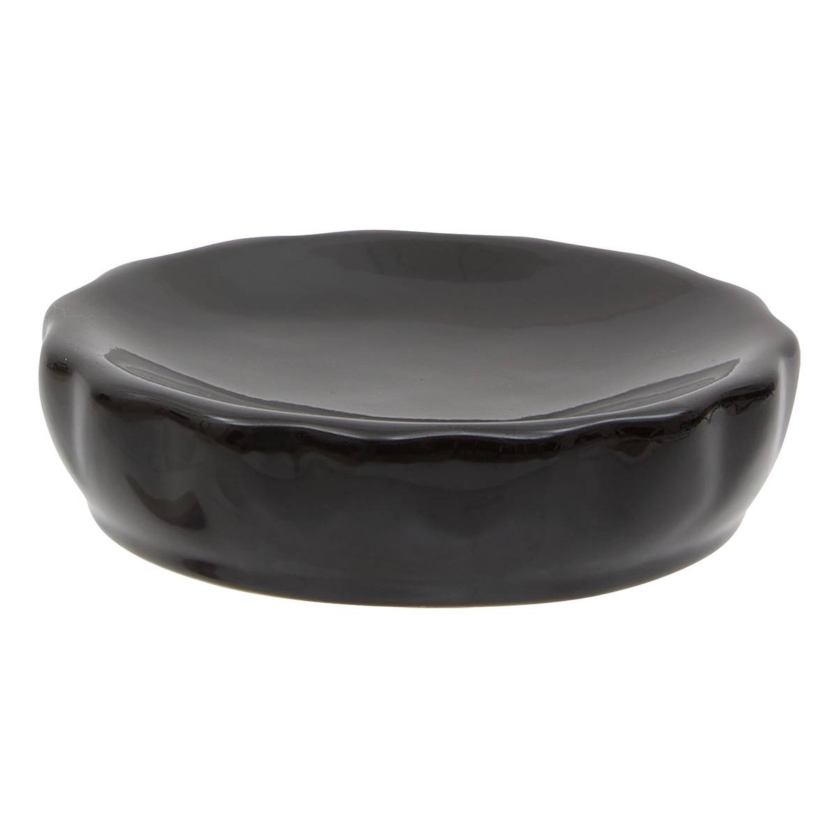 Colorama-seifenhalter Aus Keramik, Durchmesser 11 Cm, Schwarz - 5five