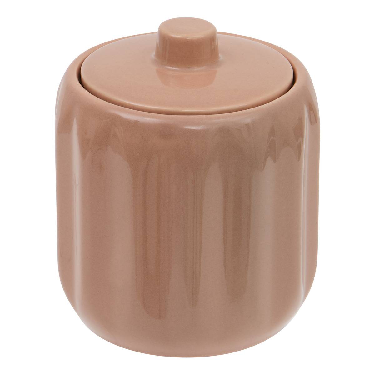 Colorama-wattebehälter Aus Keramik, Durchmesser 12,5 Cm, Rosa - 5five