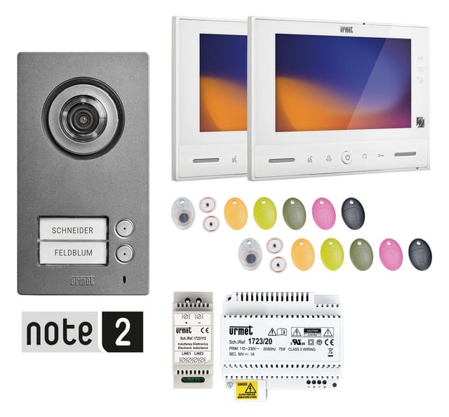 Grothe Video 2Draht-Set -Note 2 WLAN-Zweifam.haus SET 1723/96