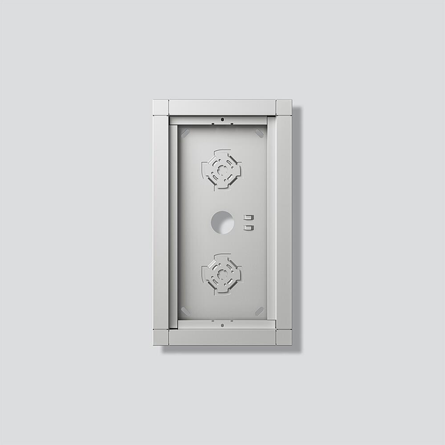 Siedle&amp;Söhne Gehäuse-Aufputz Silber-Metallic GA 612-2/1-01 SM