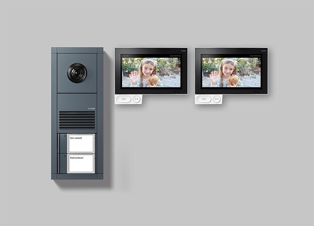 Siedle&amp;Söhne Video Set Vario mit Axiom Anthrazitgrau VVA 700-2 AG