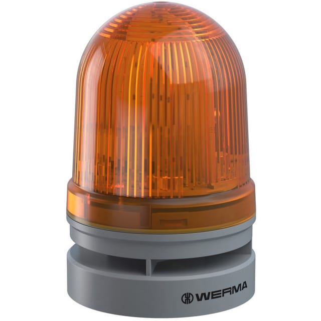 Werma Midi TwinFLASH Combi 12/24VAC/DC YE 46132070