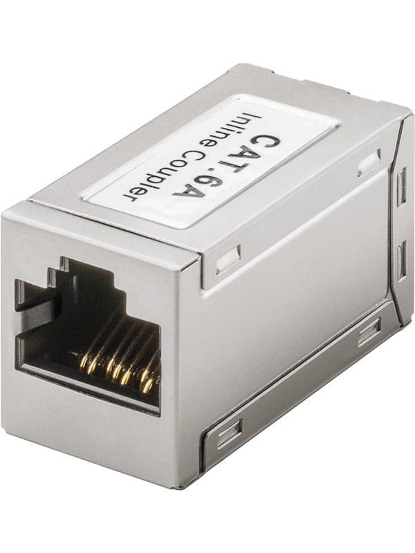 Goobay RJ45 Modularkupplung Cat6a 2xRJ45-Buchse (8P8C) 72499