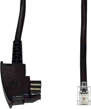 E+P Elektrik Telefon-Anschlusskabel 3m T 44/3