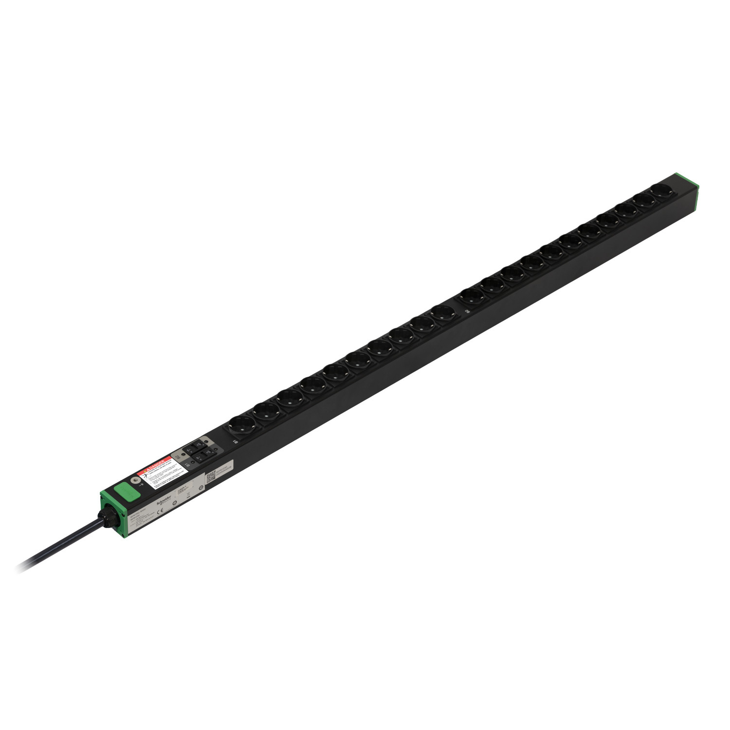 Apc Easy Rack Pdu, Basic, Vertikal, 1-phasig, 7,4 Kw, 230 V, 32 A, 21 Schuko-steckdosen, Iec 60309 (32 A, 230 Vac, L+n+pe)