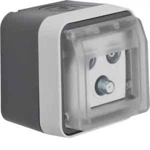 Berker Antennen-Steckdose lgr Einzeldose 3-Loch 12033535