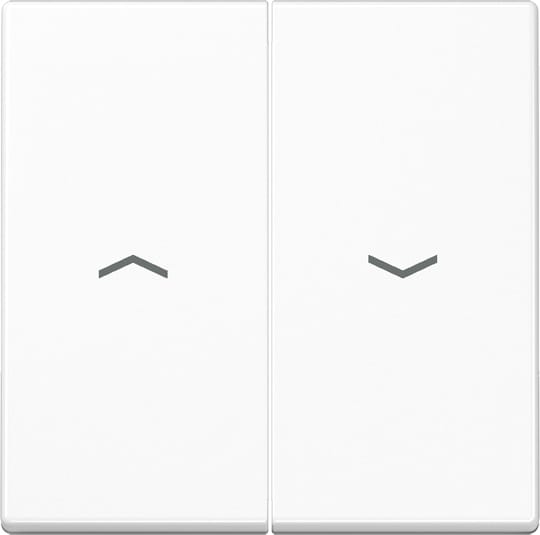 Jung Wippe Symbole Pfeile 2-f alpinweiß A 595 BF P WW - A595BFPWW