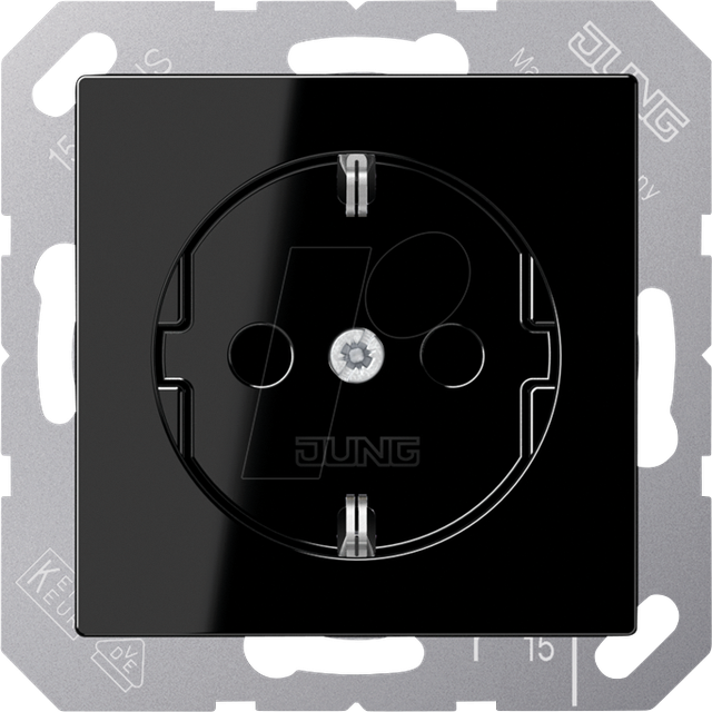 Jung SCHUKO-Steckdose 16A 250V A 1520 SW - A1520SW