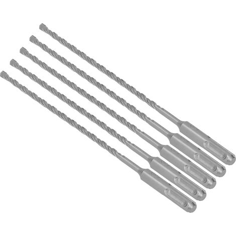 5 X 210 Mm Hartmetall-schlagbohrer Für Beton, Ziegel Und Mauerwerk, 5 Mm Durchmesser – 5er-pack