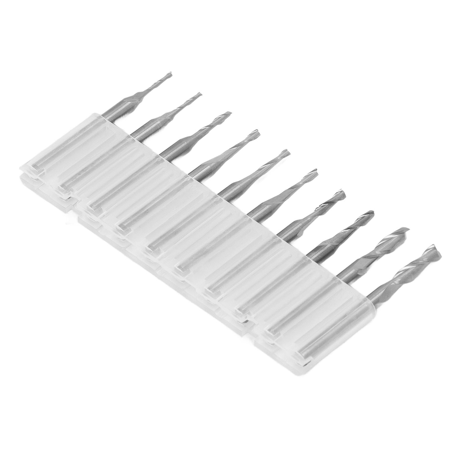 Hss Cnc-flachfräser-set, Gerader Schaft 1,0-3,175 Mm, Holzbearbeitung, Oberfräse, Profiwerkzeug, Mehrfachpackung.