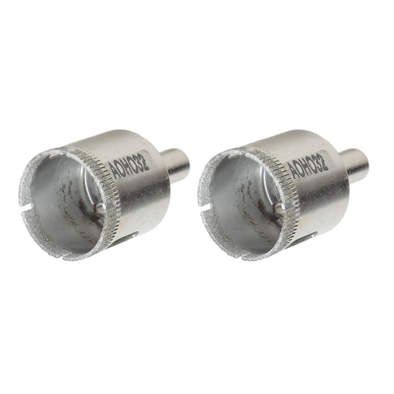 32-mm-diamantbohrer Mit Hoher Torsion, Rundschaft, 2 Stück, Lochöffner Für Glas, Marmor, Keramik Und Fliesen