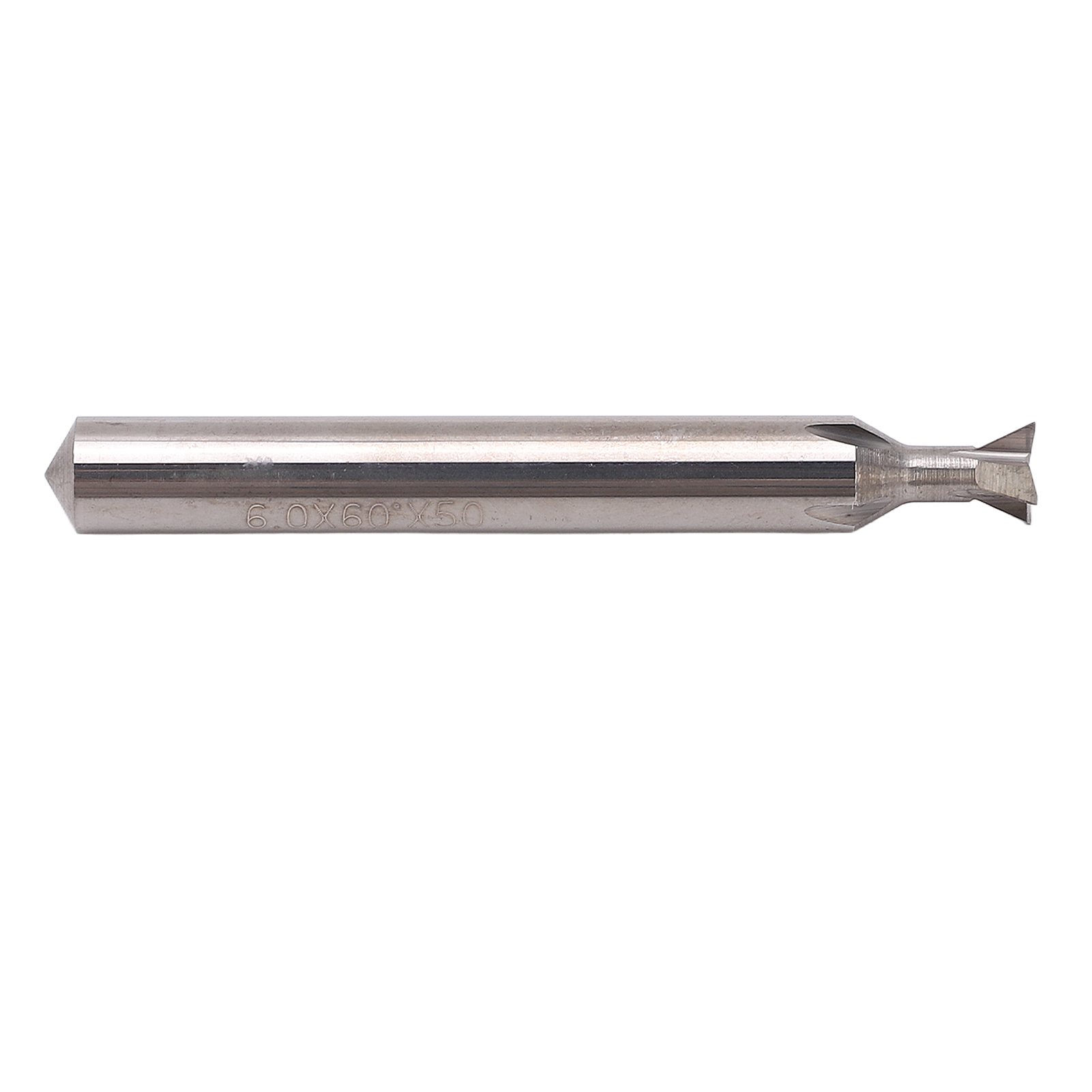 Mm Hartmetall-schwalbenschwanzfräser, 4 Schneiden, 50 Mm Länge, Universeller 60°-nutfräser.