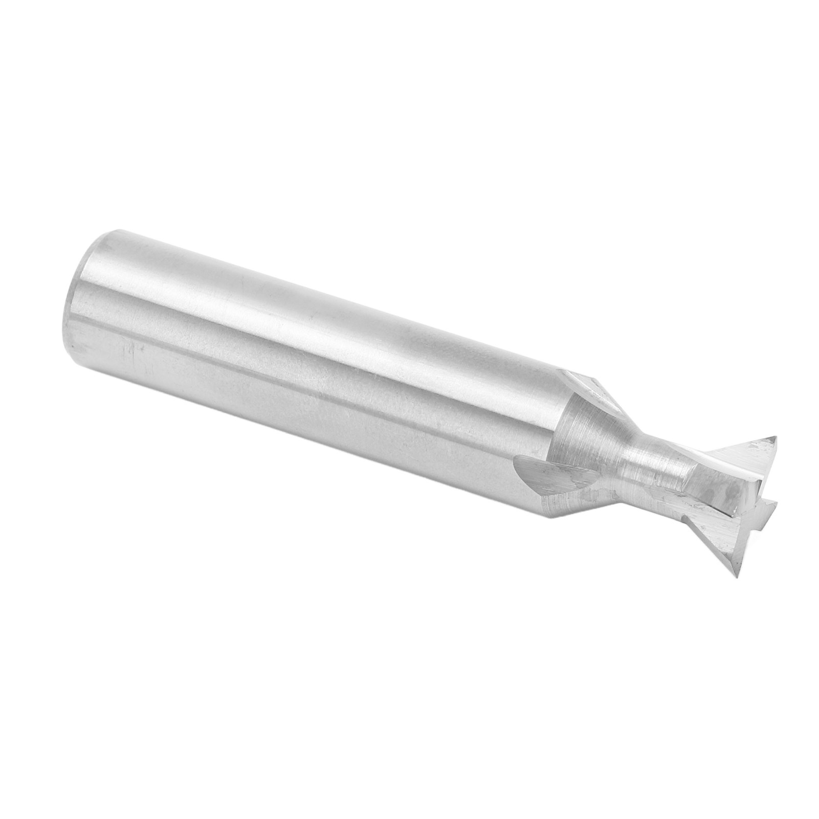 60° Hartmetall-schwalbenschwanzfräser, Ø12mm, 4-schneidiger Schaft, 60mm Länge, Universelles Holzfräswerkzeug, 4-zahniger Kegelfräser.