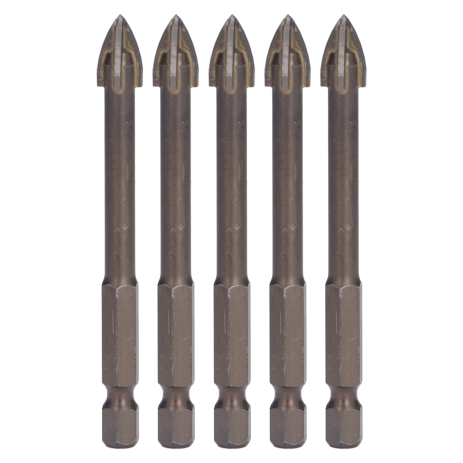 5-teiliges 8-mm-hartmetall-kernbohrer-set, 1/4-zoll-sechskantschaft, Lochöffner Für Fliesen, Glas, Keramik Und Beton, Robustes Werkzeug Aus Einer Legierung
