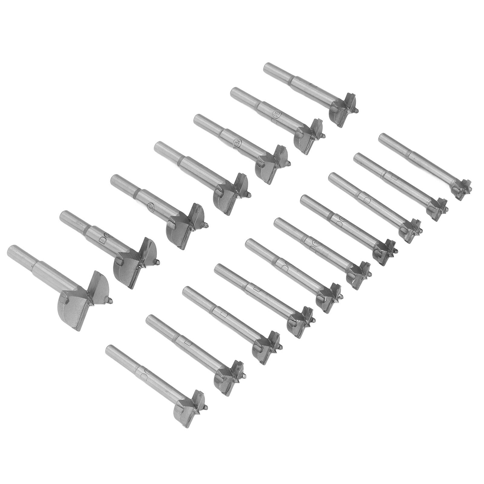Set Mit 17 Hartmetall-lochsägen Zum Bohren Von Scharnieren, Holzbohrer Für Säulenbohrmaschinen Und Elektrische Bohrmaschinen