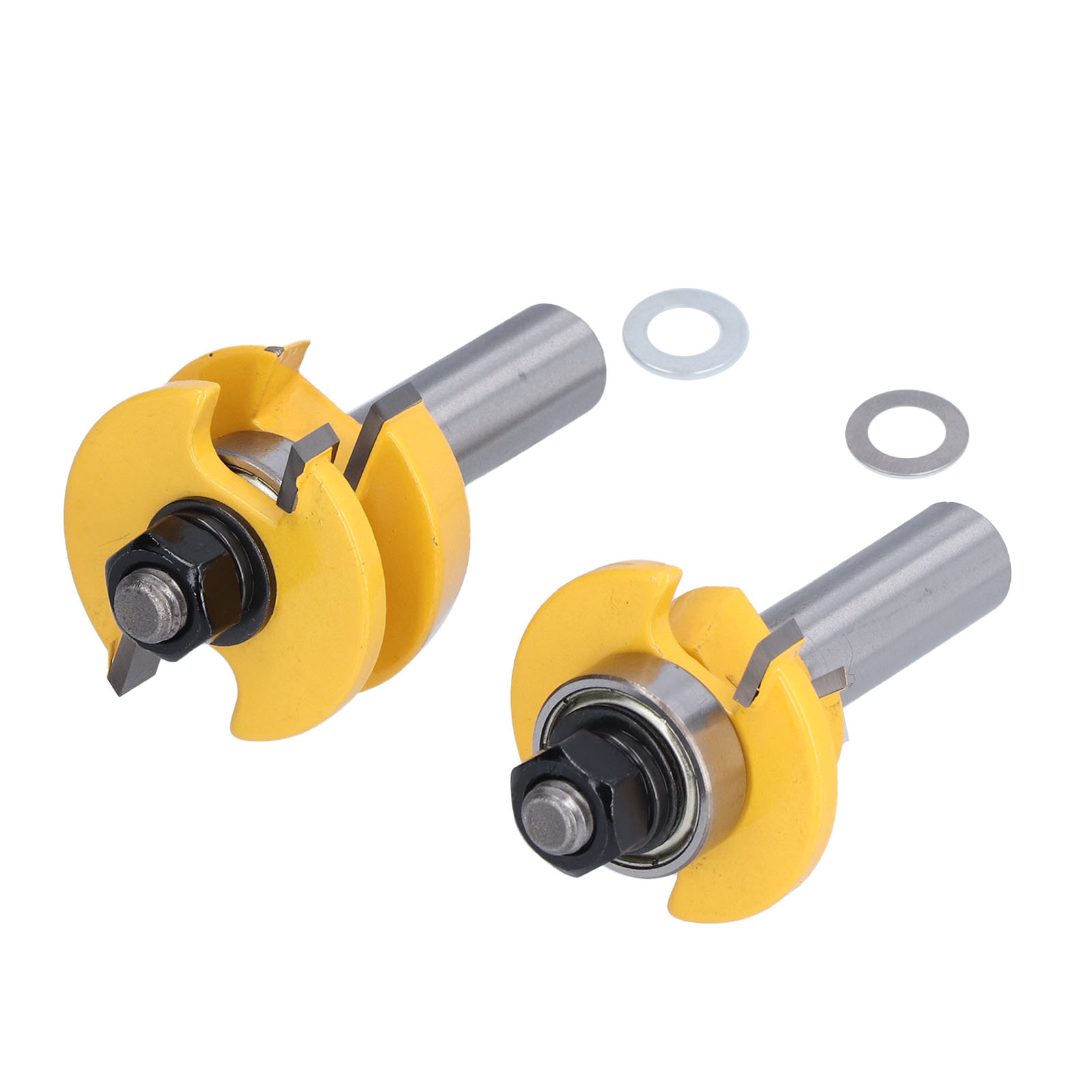 Set Mit 2 1/2-zoll-metallfräsern, Holzschneidmessern, Holzbearbeitungswerkzeugset, Kantenschärfen, Professionellem Fräsen.