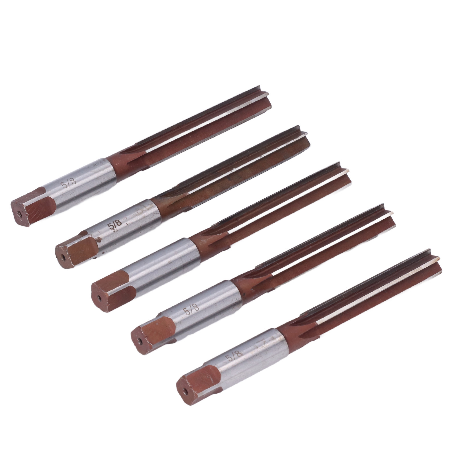 5/8-zoll-handreibahle Us 9sicr, 5er-set Handfräser Für Aluminium, Gusseisen Und Stahl