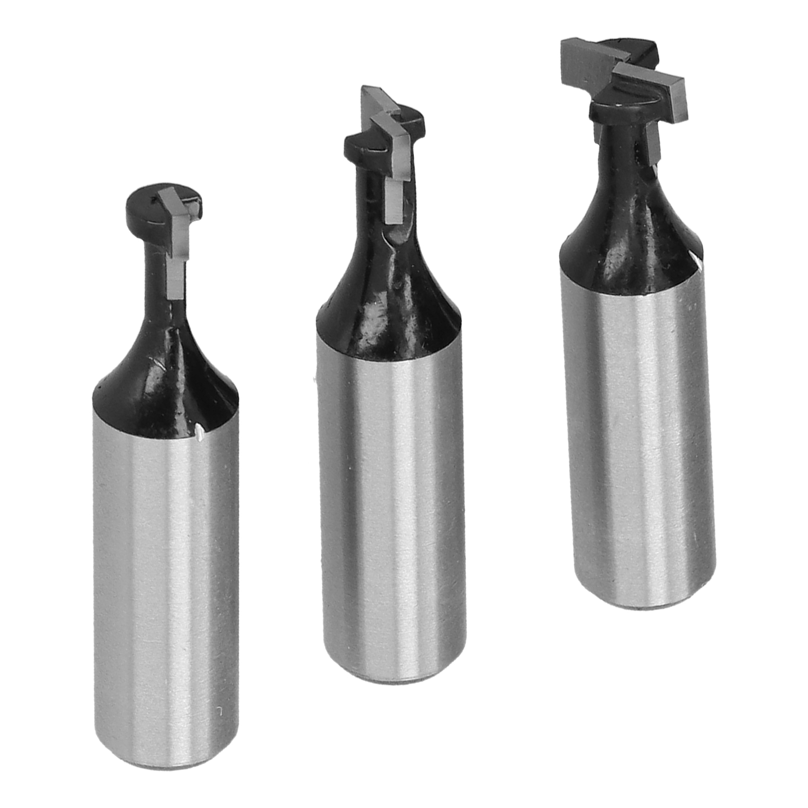 T-nutfräser Für Oberfräsen, 3er-set Mit 1/2"-schaft, Durchmesser 5/16", 3/8", 1/2", T-nutfräser, Holzbearbeitungswerkzeug, Hartmetallstahl