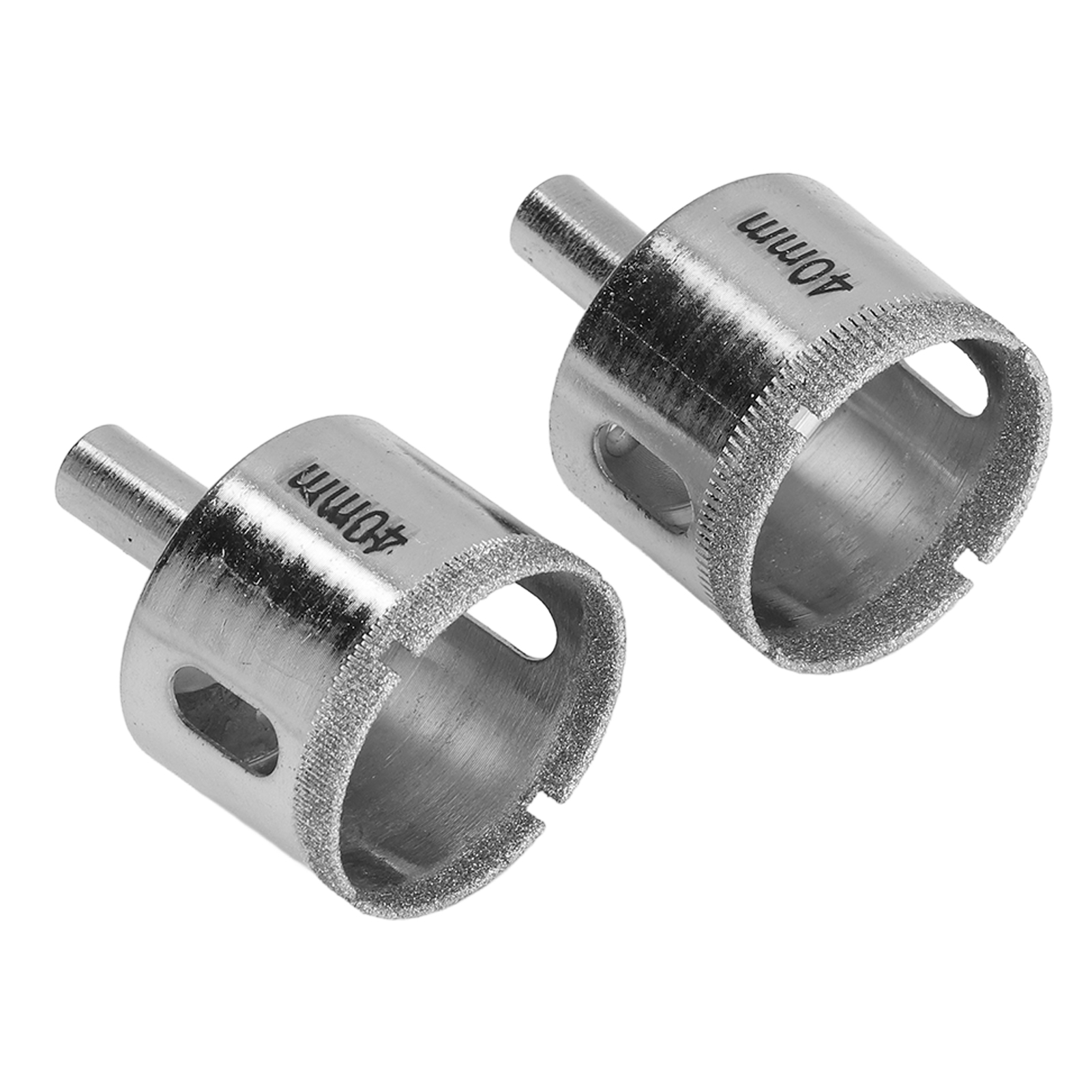 40-mm-fliesenbohrer, 2 Stück, Geringer Widerstand, Hohe Leistung, Robust Und Langlebig, Zum Bohren Von Glas Und Keramik, Vielseitig Einsetzbar