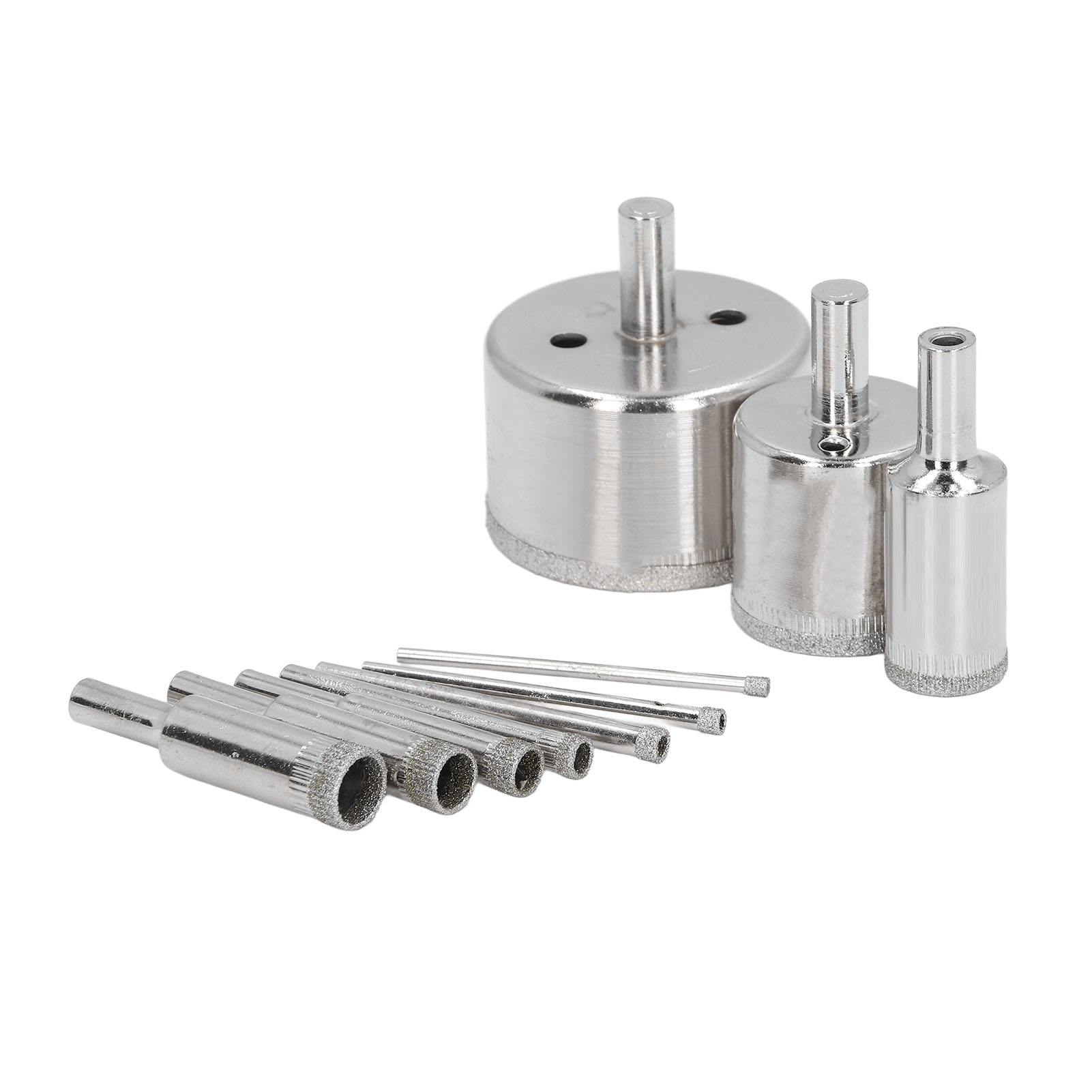 10 Diamantbohrer 3-50 Mm Lochsäge Glasbohrer Kraftsparender Schärfgerät