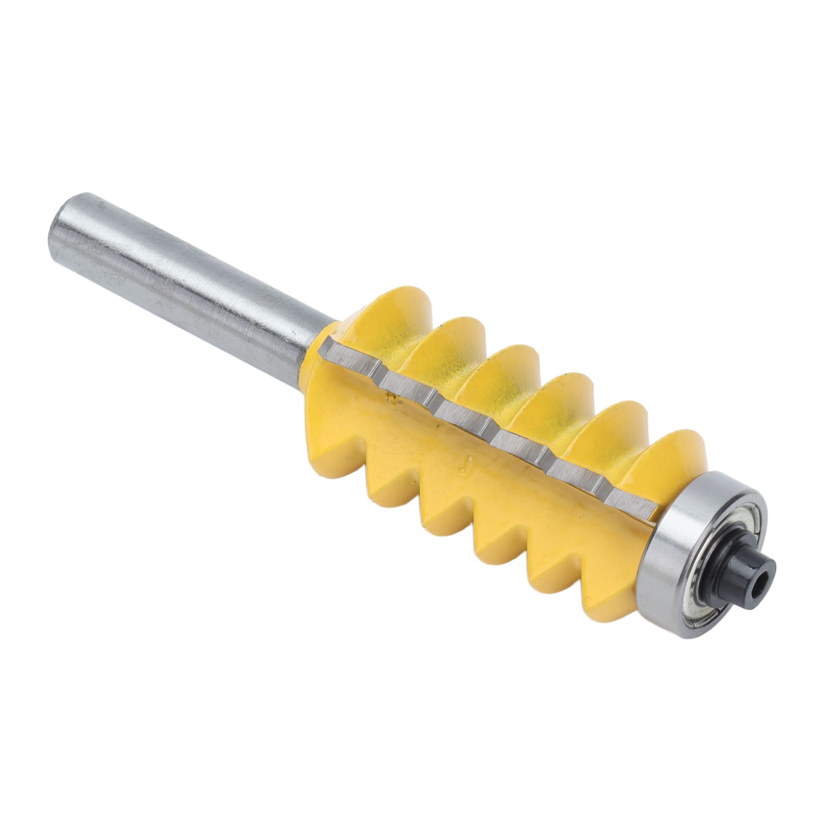 40-mm-hartmetall-fräser, 8-mm-schaft, Legierter Stahl, Mehrzahnig, Holzbearbeitung, Wellenform, Professionelles Fräswerkzeug