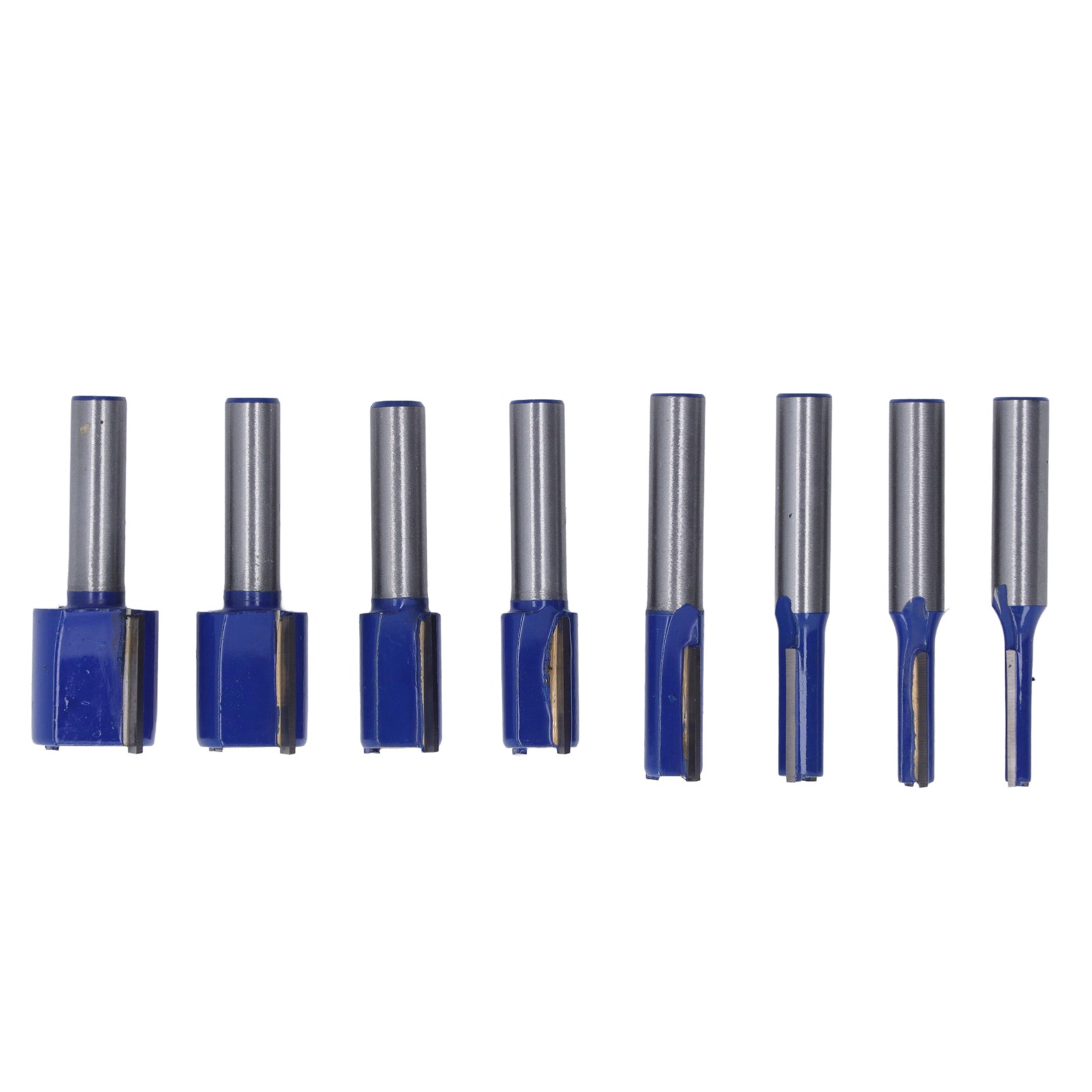 8-teiliges Nutfräser-set Für Holz, Gerader, Doppelseitiger, Länglicher Fräser, Hartmetall-fräser, Professionelles Holzbearbeitungswerkzeug, Nutfräser Für Oberfräse
