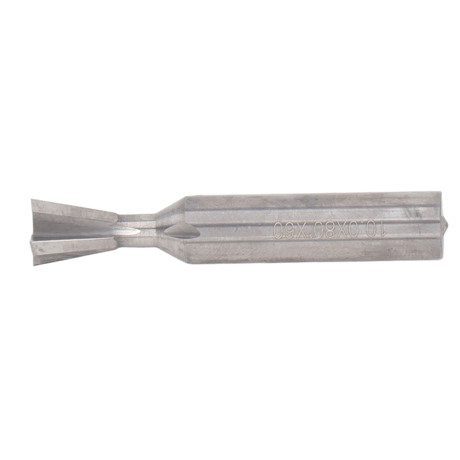 4-schneidiger Hartmetall-schwalbenschwanzfräser, Holzfräser, Nutfräsen, 10x80°x60l, Professioneller Holzfräser