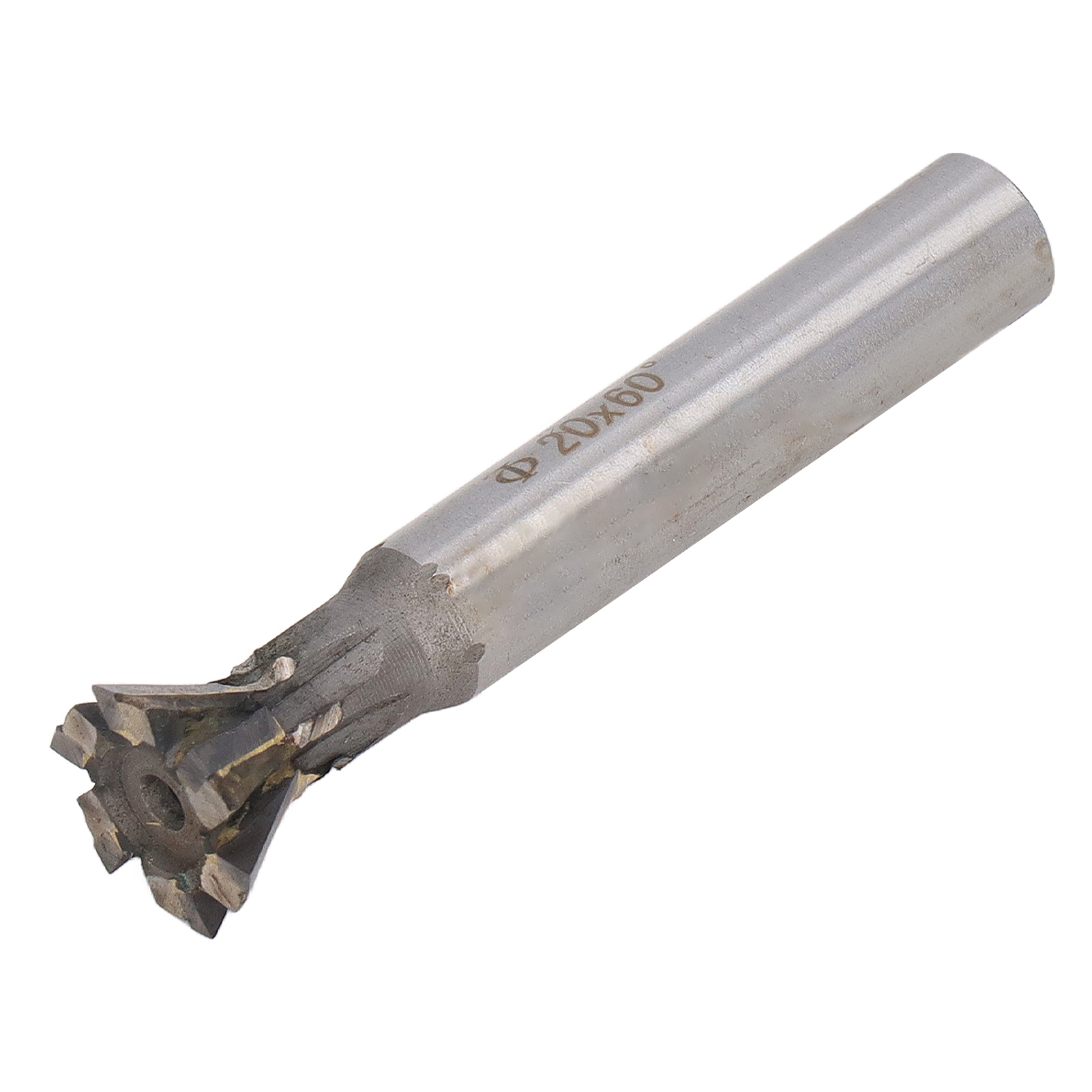 60° Hartmetall-zirkelschaftfräser, 20 Mm Schaft, 6 Zähne, Zapfennutfräser, Fräswerkzeug, Schwalbenschwanzfräser, Senkerfräser, 1 Stück.