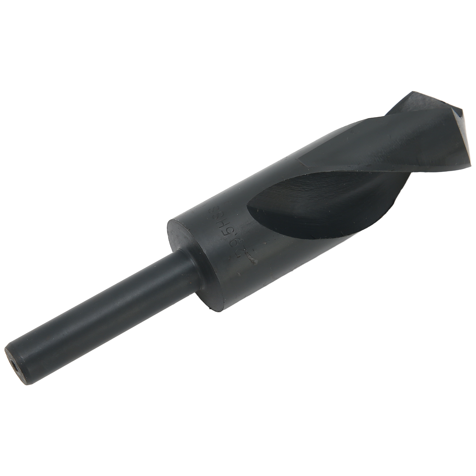 Hss-spiralbohrer Aus Hochgeschwindigkeitsstahl, Schwarzer Gerader Schaft, 29,5 Mm (1/2 Zoll) Durchmesser, Reduzierter Schaft, Metallbohren, Profiwerkzeug.