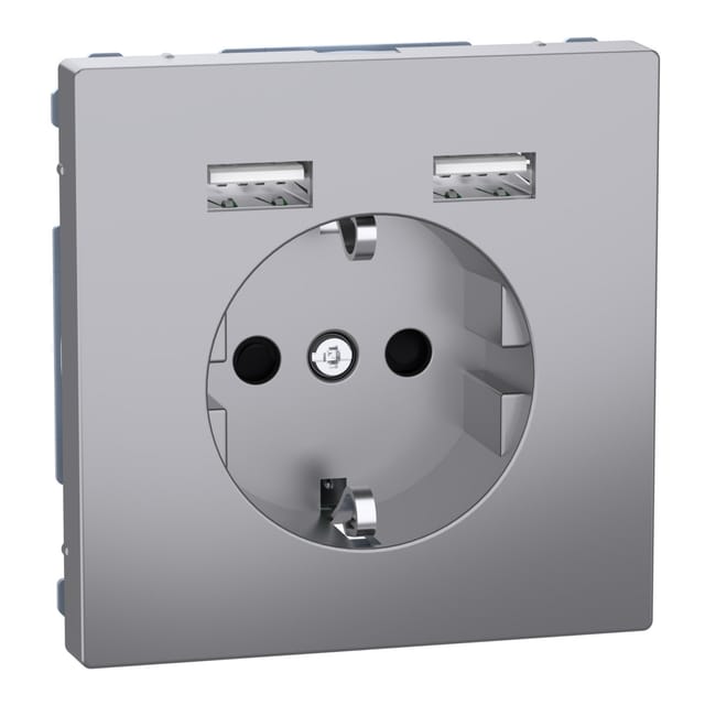 Merten SCHUKO-Steckdose m.USB Ladegerät eds MEG2366-6036