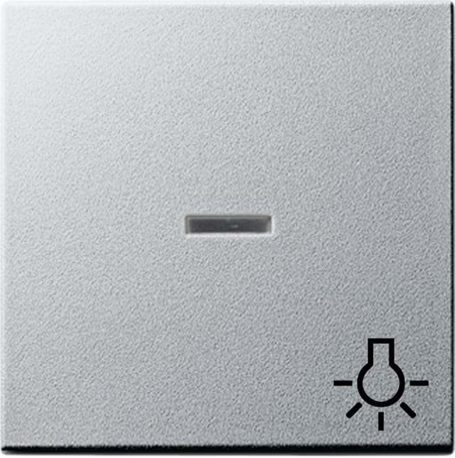 Gira Wippe Licht alu m.Fenster,System55 067426