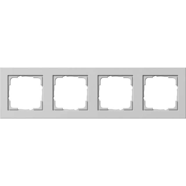 Gira Abdeckrahmen 4-f. grau 021437
