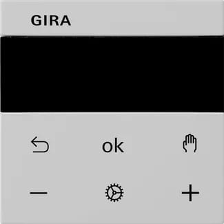 Gira Raumtemperaturregler-Displ grau 5393015