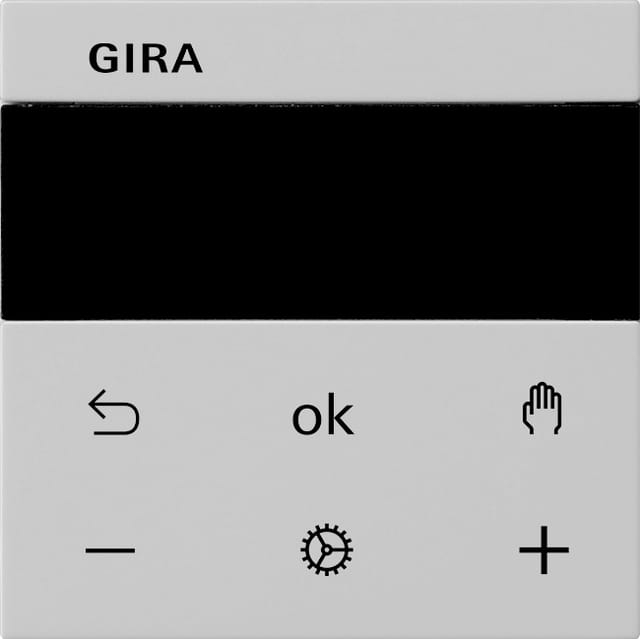 Gira Raumtemperaturreg.-Bedien. grau 5394015