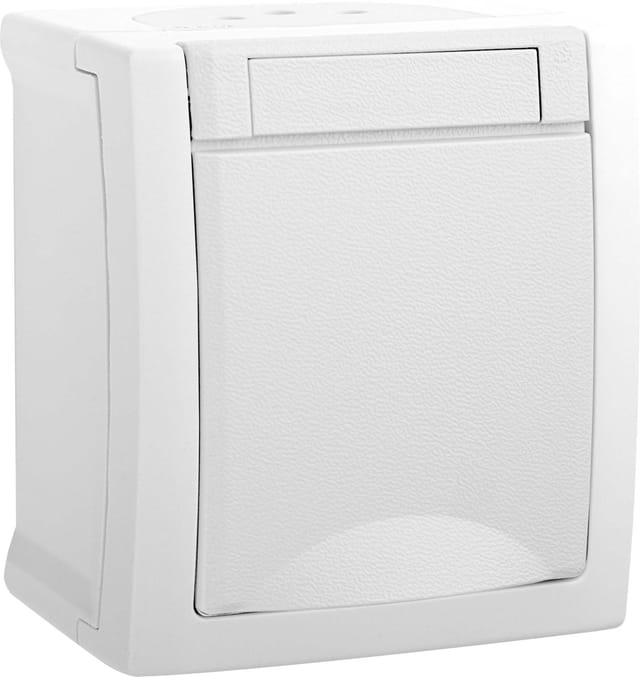 Panasonic Steckdose FR-Aufputz weiß 90591108-DE