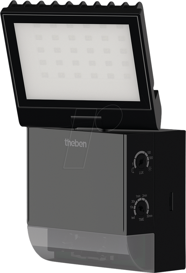Theben LED-Strahler 8 Watt, sw theLeda S8-100 BK - 1020801