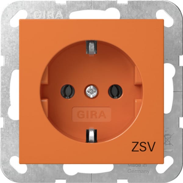 Gira Steckdose ZSV Orange 4188109