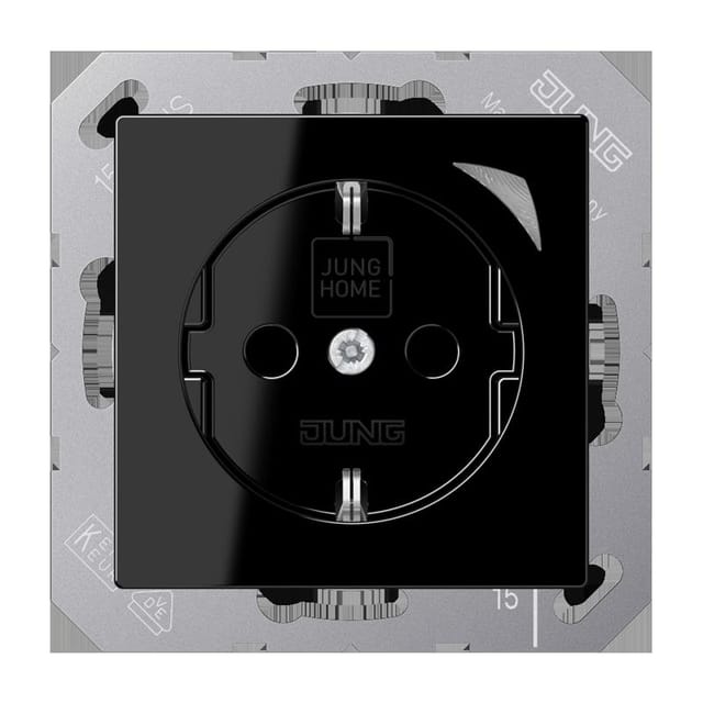 Jung SCHUKO Steckdose HOME BT A 1521 SE SW - BTA1521SESW