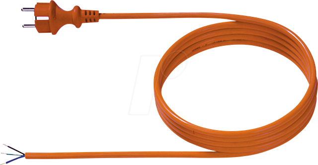 Bachmann Schutzkontakt-Zuleitung 3m,orange 328.875 - 328875
