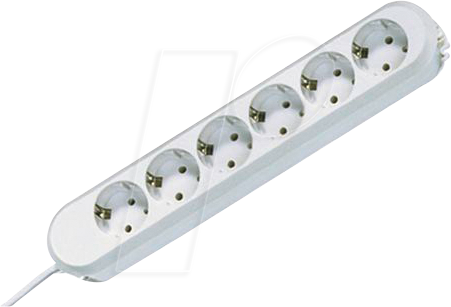 Bachmann Tischsteckdose 6f. 3,00m ws 381.248K