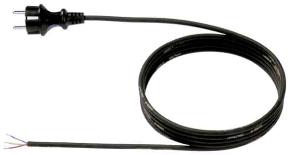 Bachmann Schutzkontakt-Zuleitung 3,00m sw 323.185 - 323185