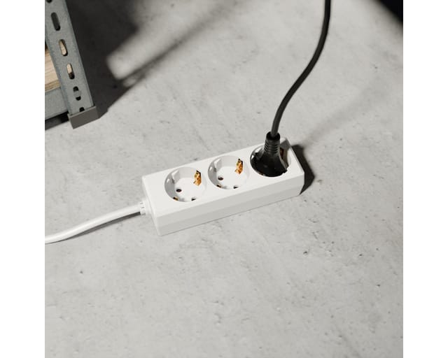 Bachmann Steckdosenleiste 3f. m.Winkelstecker ws 387.271S