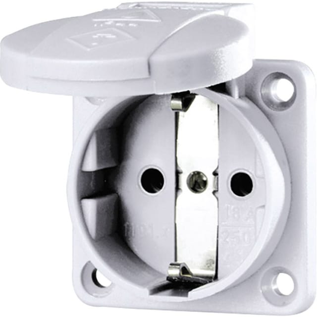 Mennekes Schuko-Anbau-Steckdose 16A,2p+E,230V,gr 11010