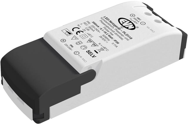 EVN Lichttechnik LED-Netzgerät 350mA 9,2-18,2W PLD 118 - PLD118