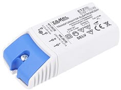 Scharnberger+Hasenbein Trafo für Halogen+LED 230/12VAC 0-60W 58491