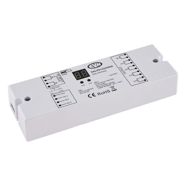 EVN Lichttechnik DALI-Steuerung 12-36V/DC 384-1152W DALPD12244X8A